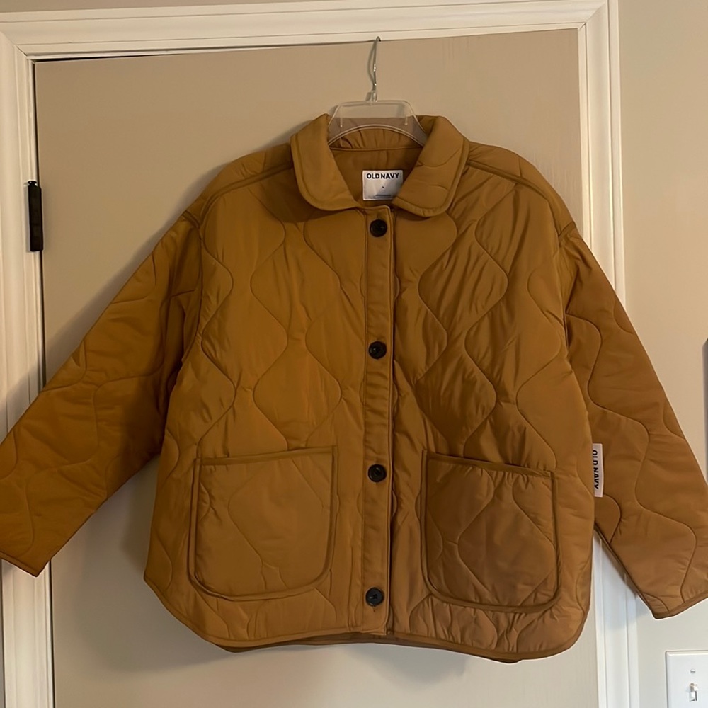 New with tags, never worn, Old Navy camel coat